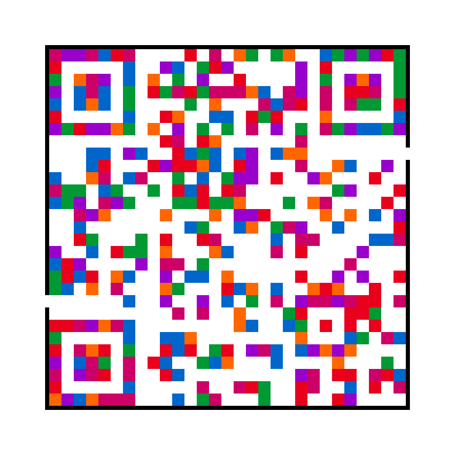 QR Meiro - Rainbow palette